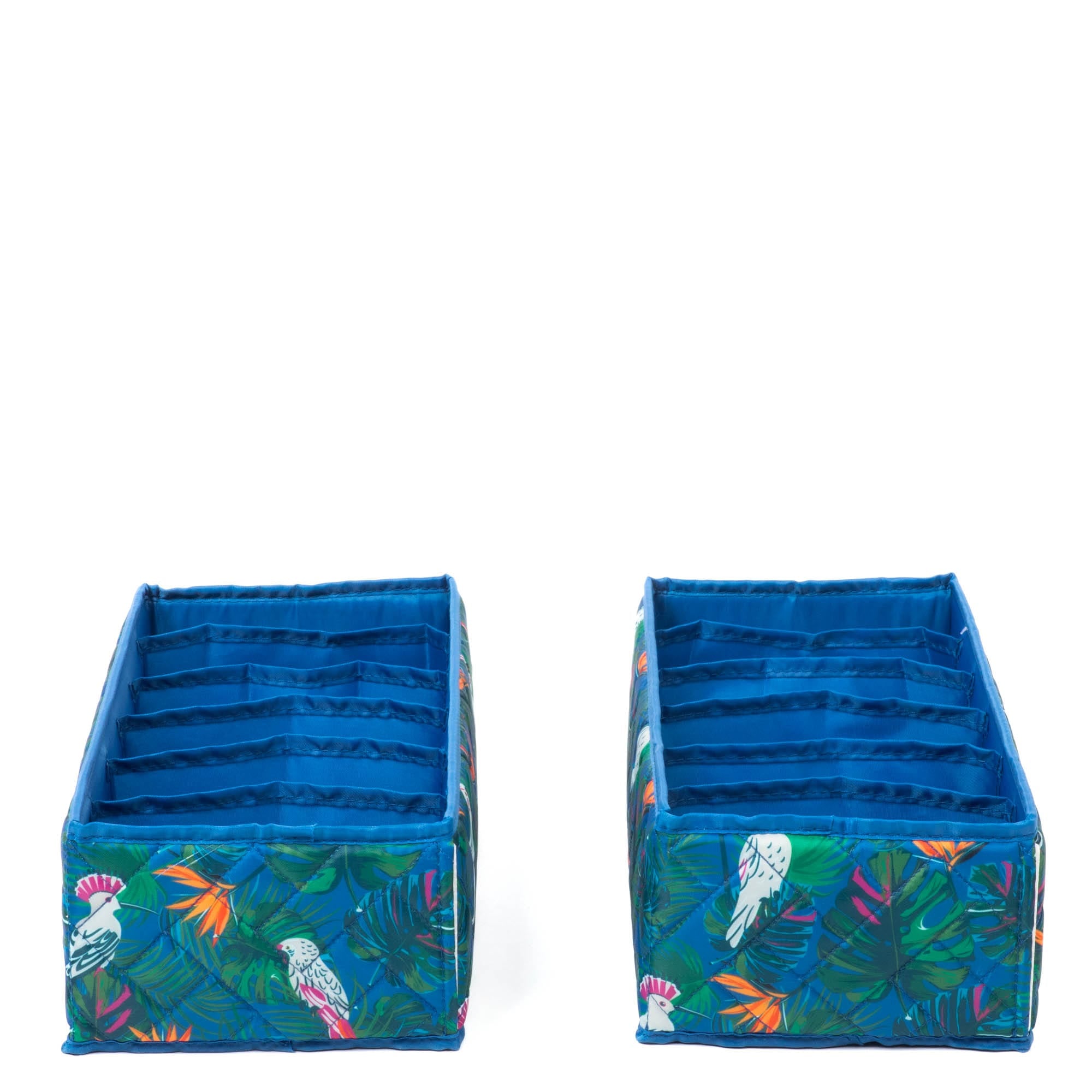 Dolly 2pc 6 Pocket Drawer Organizer - TROPICAL BIRDS - Dolly2pk_TropicalBirds_04